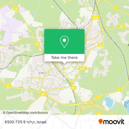 קלפי 8500-735.9 map