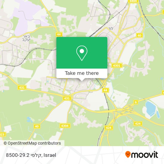 קלפי 8500-29.2 map