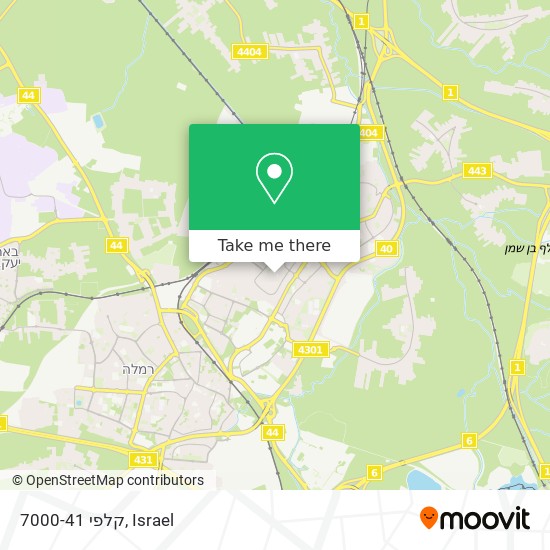 קלפי 7000-41 map