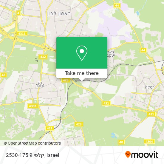 קלפי 2530-175.9 map