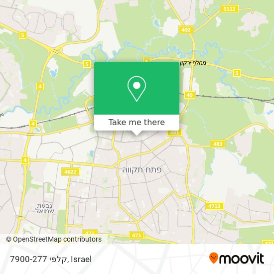 קלפי 7900-277 map