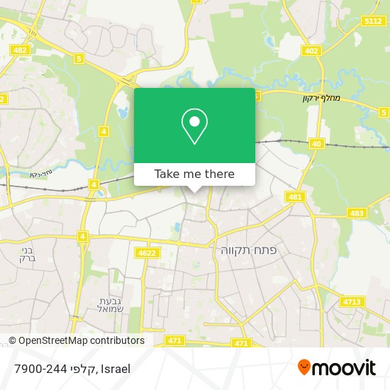 קלפי 7900-244 map