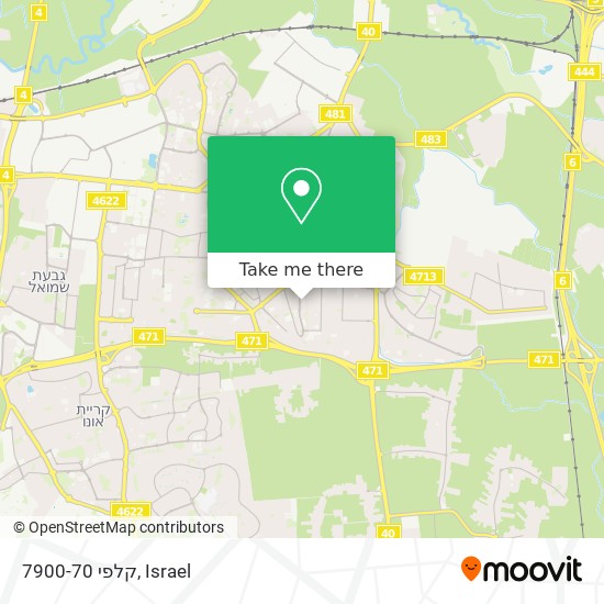 קלפי 7900-70 map