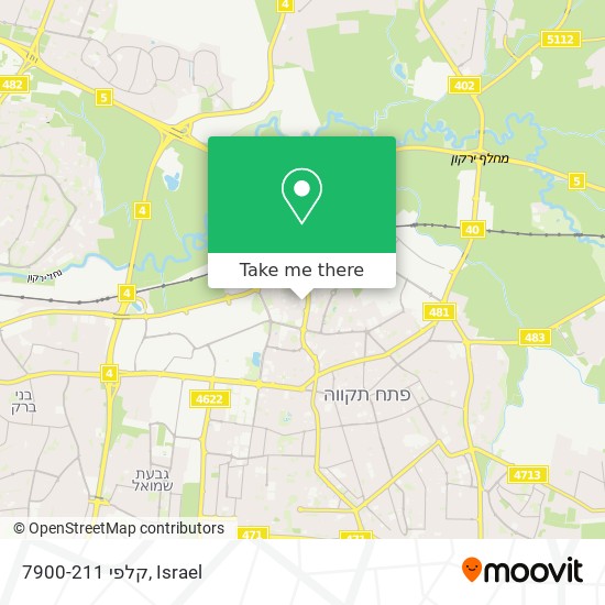 קלפי 7900-211 map