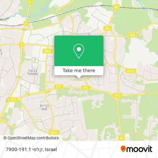 קלפי 7900-191.1 map