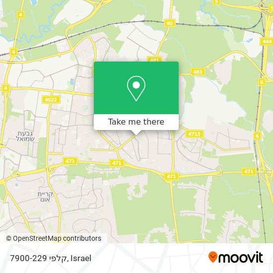 קלפי 7900-229 map