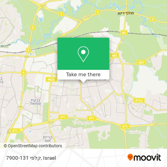 קלפי 7900-131 map