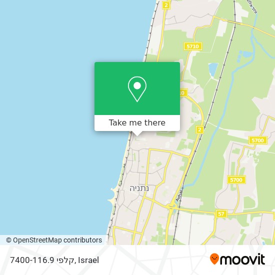 קלפי 7400-116.9 map