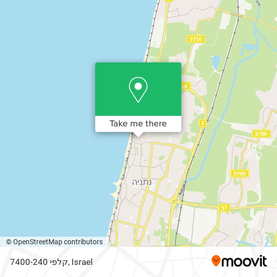 קלפי 7400-240 map