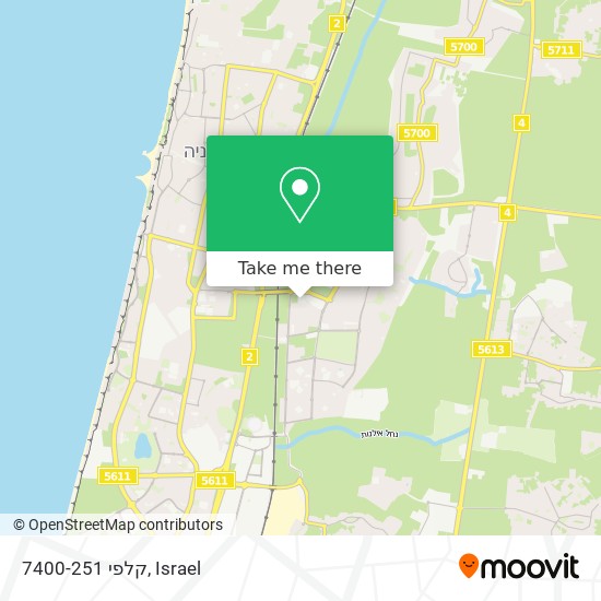 קלפי 7400-251 map