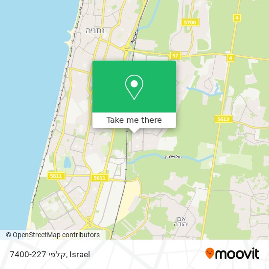 קלפי 7400-227 map