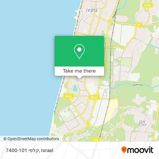 קלפי 7400-101 map