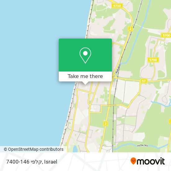 קלפי 7400-146 map