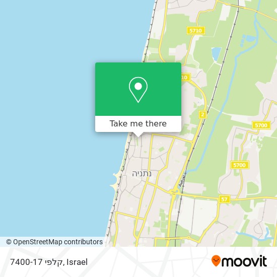 קלפי 7400-17 map