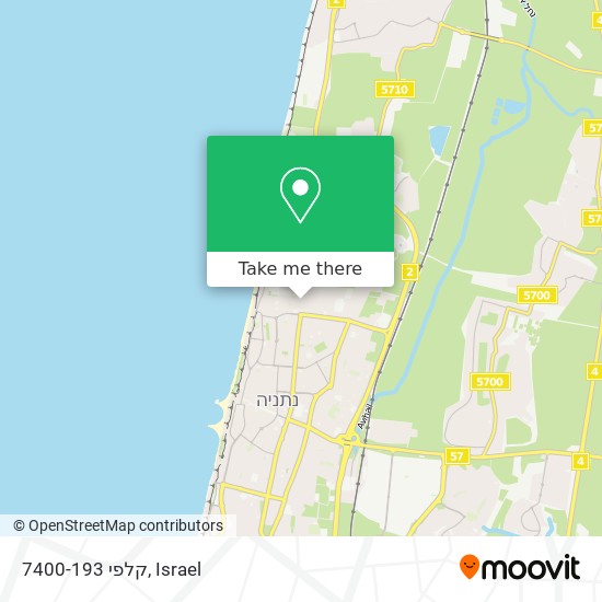 קלפי 7400-193 map