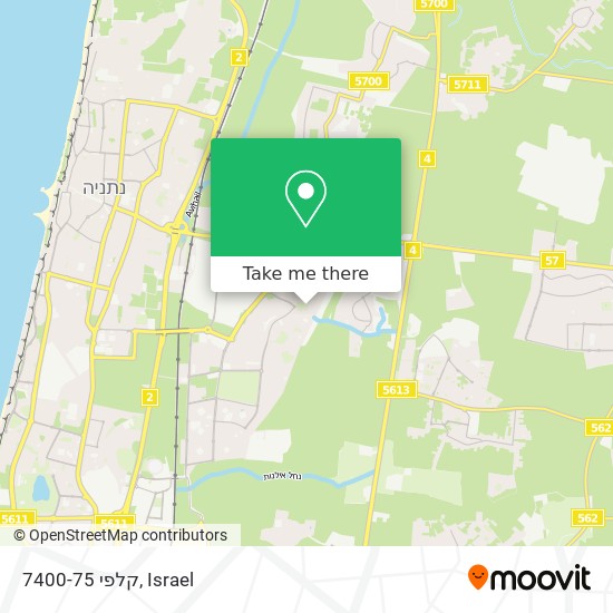 קלפי 7400-75 map