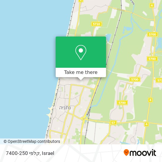 קלפי 7400-250 map