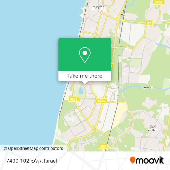 קלפי 7400-102 map