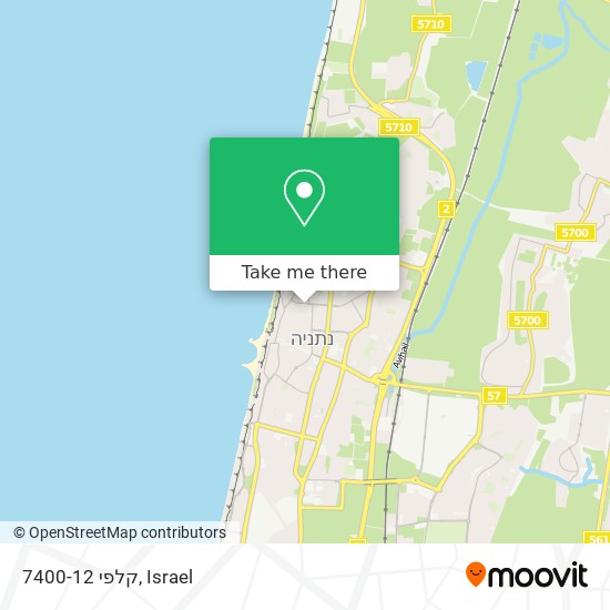 קלפי 7400-12 map