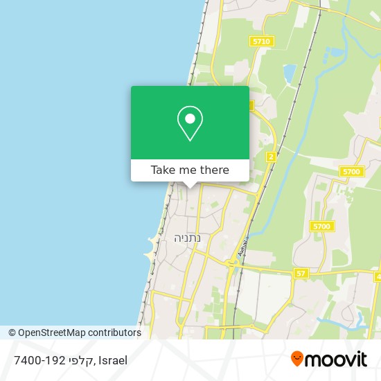 קלפי 7400-192 map