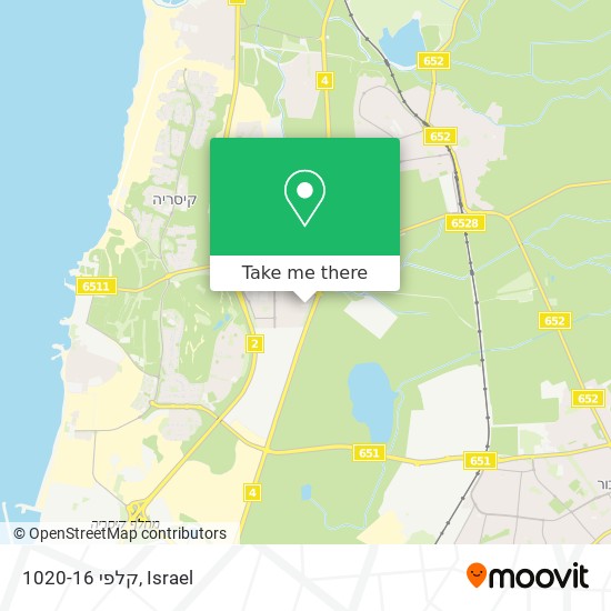 קלפי 1020-16 map