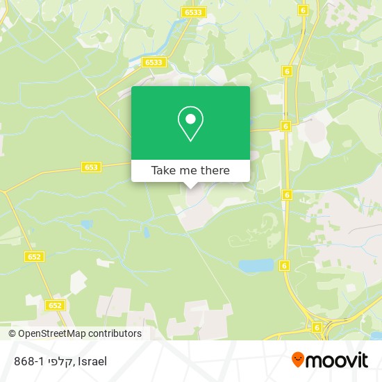 קלפי 868-1 map