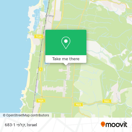 קלפי 683-1 map