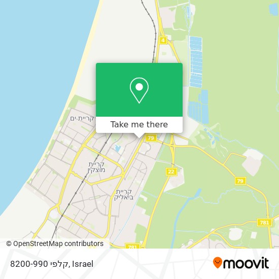 קלפי 8200-990 map