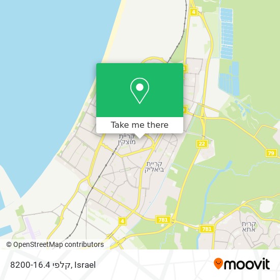 קלפי 8200-16.4 map