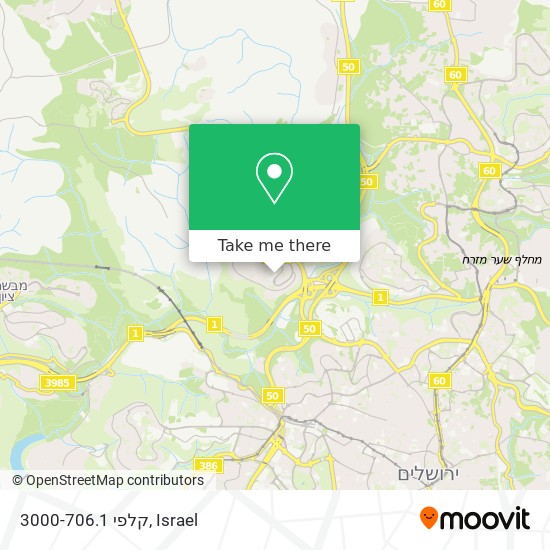 קלפי 3000-706.1 map