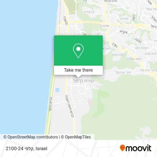 Карта קלפי 2100-24