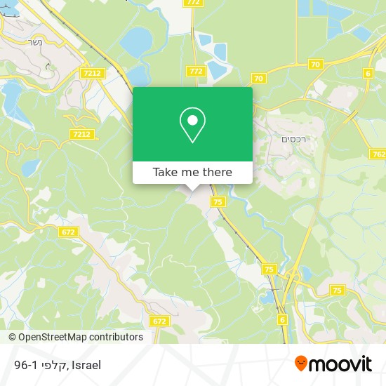 קלפי 96-1 map