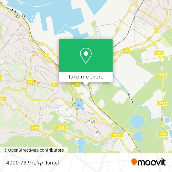 קלפי 4000-73.9 map