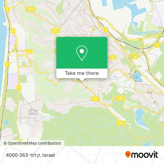 קלפי 4000-363 map