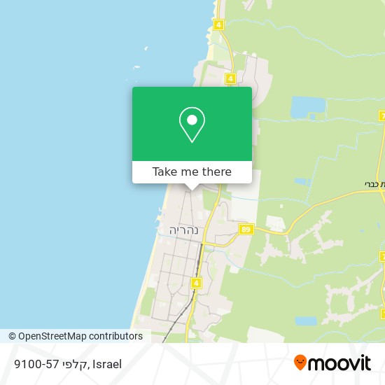 קלפי 9100-57 map