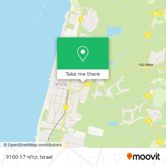 קלפי 9100-17 map