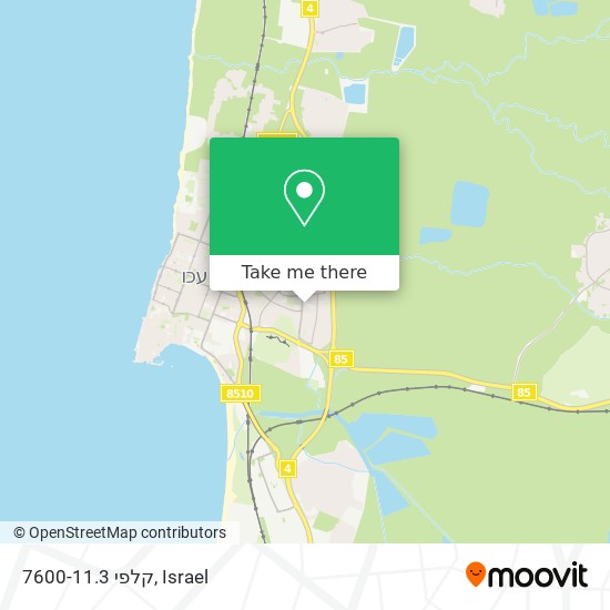 קלפי 7600-11.3 map