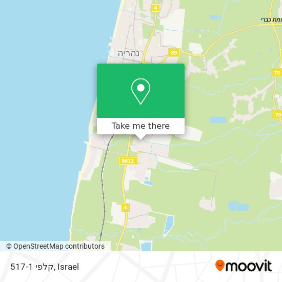 קלפי 517-1 map