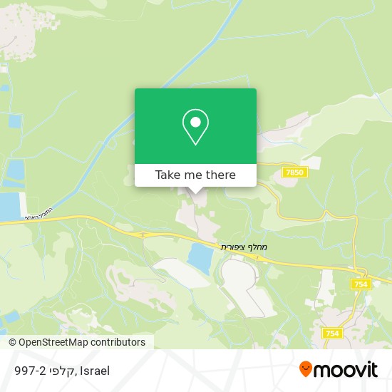 קלפי 997-2 map