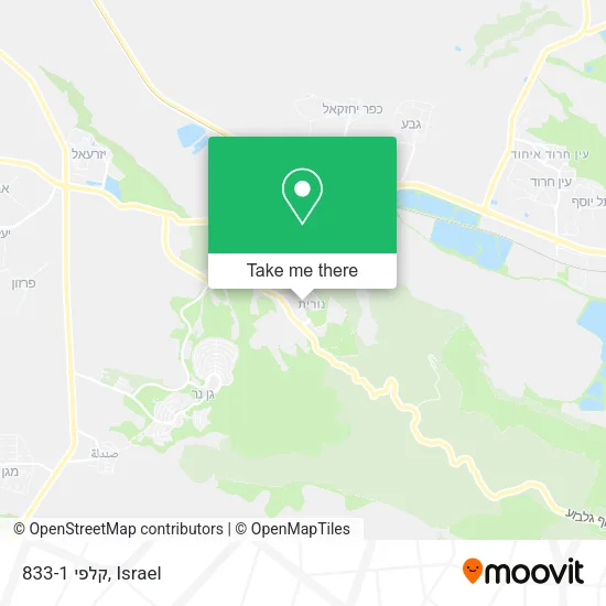 Карта קלפי 833-1