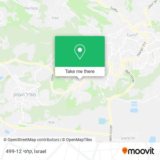 קלפי 499-12 map