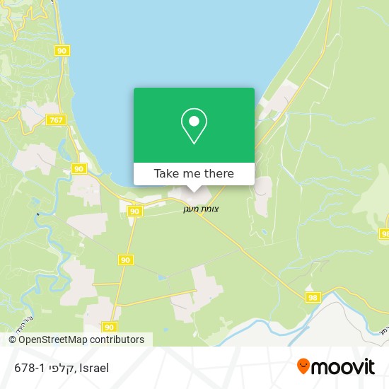 קלפי 678-1 map