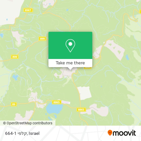 קלפי 664-1 map