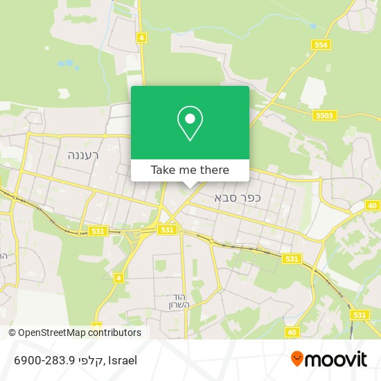 קלפי 6900-283.9 map