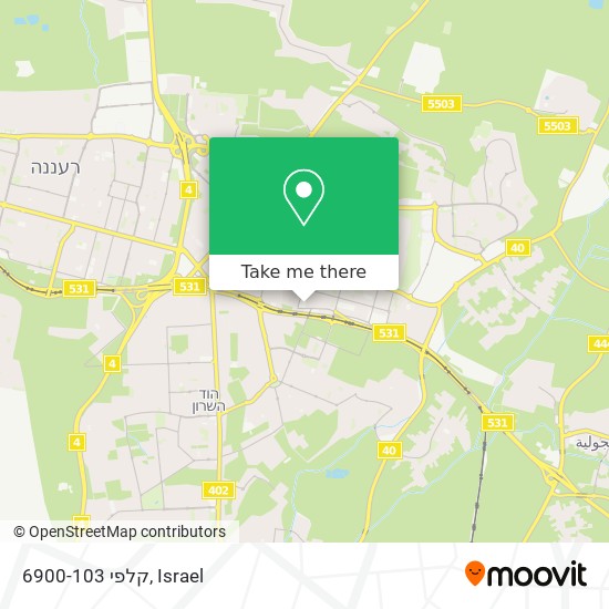 קלפי 6900-103 map