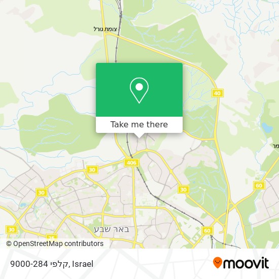 קלפי 9000-284 map