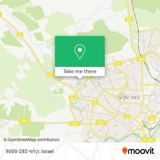 קלפי 9000-282 map