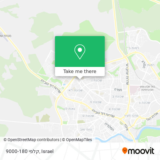 קלפי 9000-180 map