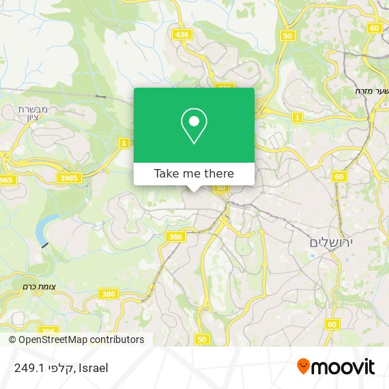 קלפי 249.1 map