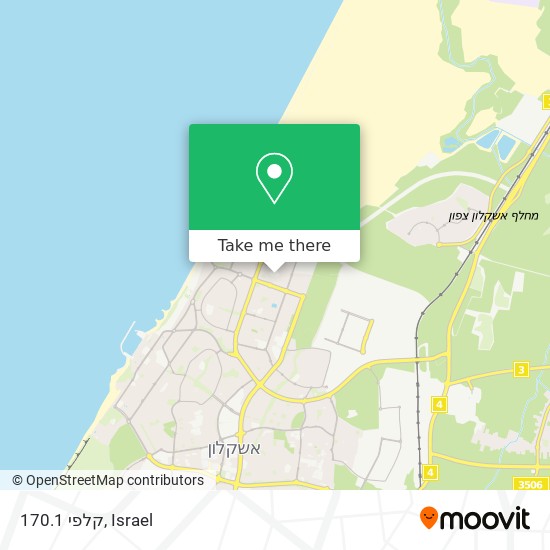 קלפי 170.1 map